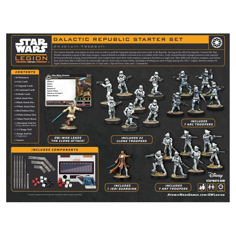 Star Wars : Legion - Galactic Republic Starter Set